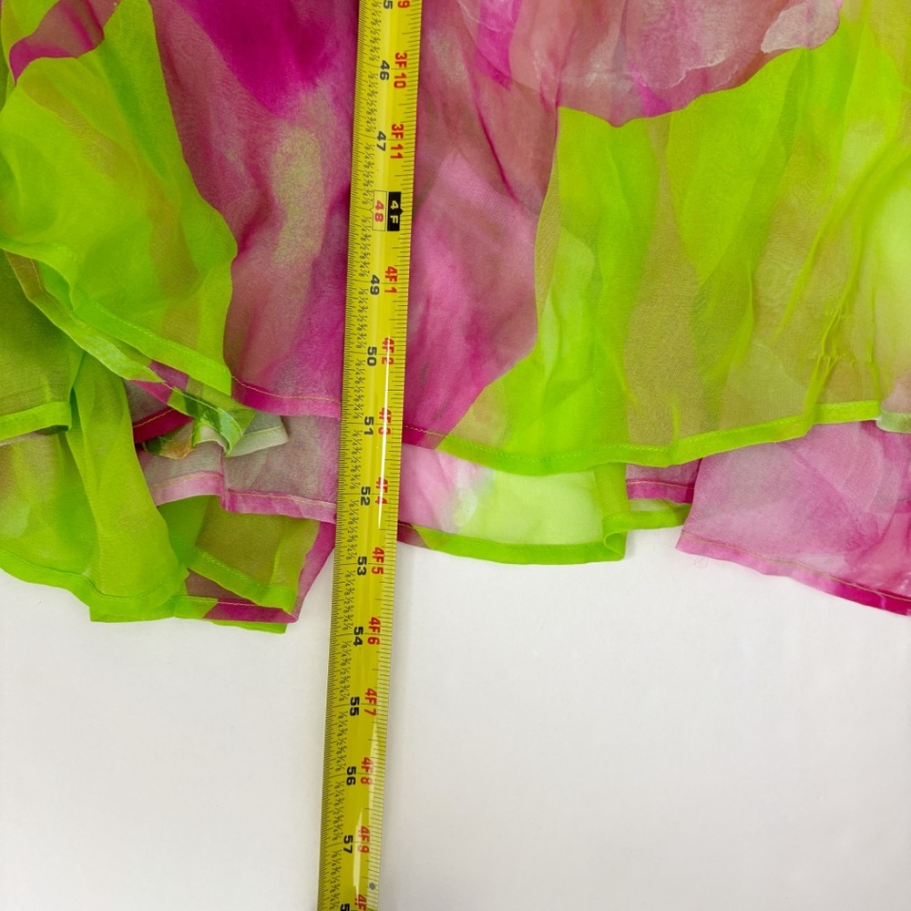 Retrofete Marisol Strapless Dress in Lime Anthurium Size S - Picture 13 of 13